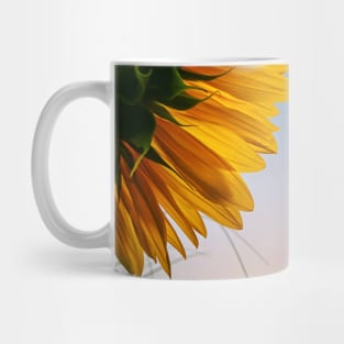 Sunflower and Moon - photograph by Margo Humphries Mug